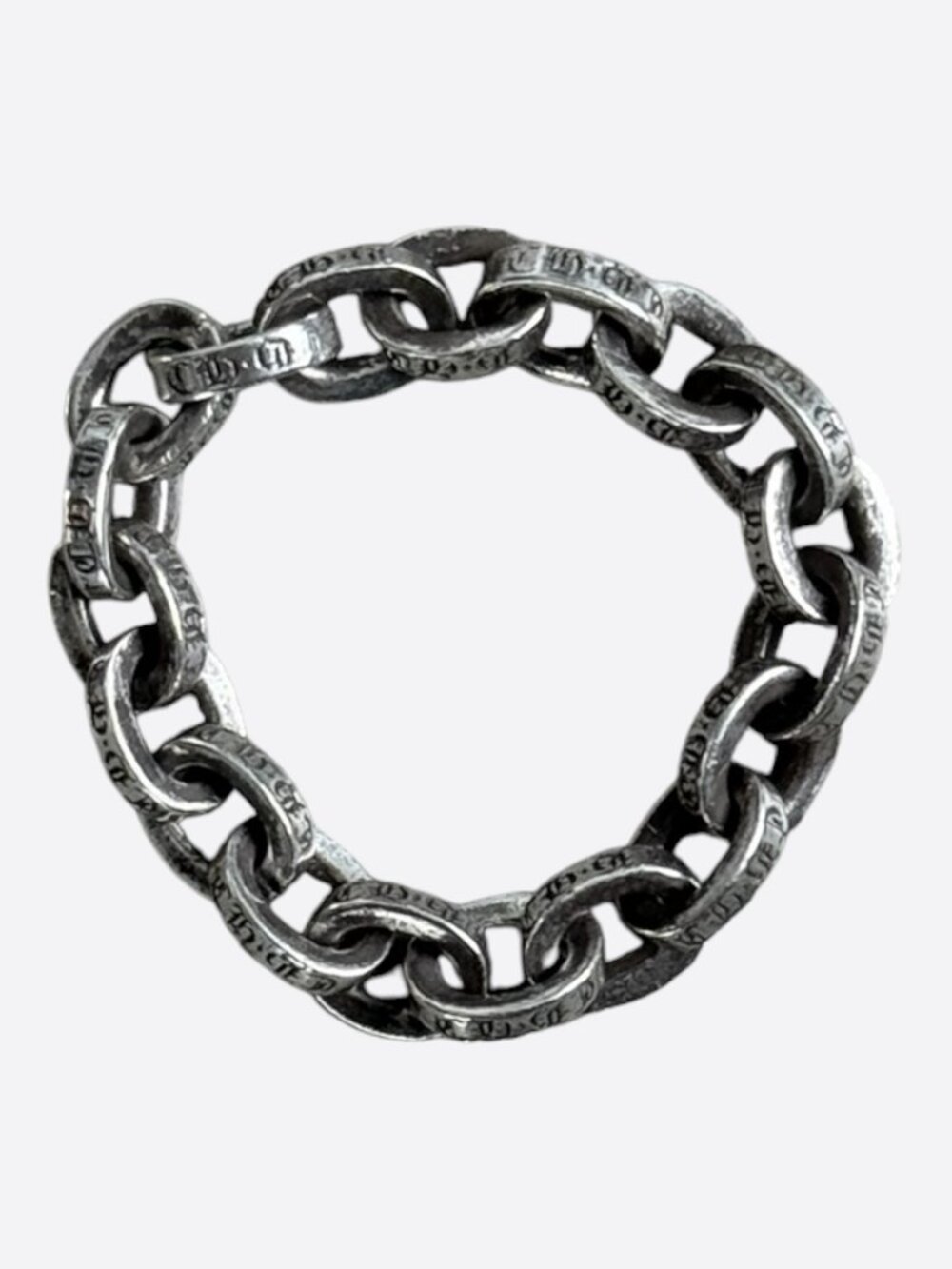 Chrome Hearts Silver Paper Chain Ring